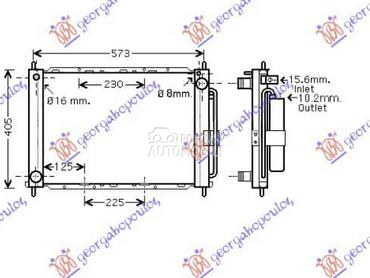 HLADNJAK MOTORA I KLIME... za Renault Clio od 2006. do 2009. god.