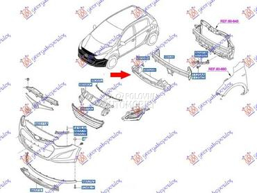 APSORBER PREDNJEG BRANIKA za Hyundai i20 od 2012. do 2014. god.