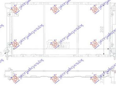 HLADNJAK MOTORA za Volkswagen Caddy od 1979. do 1995. god.