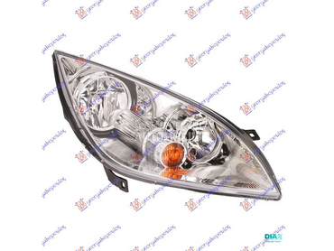 FAR ELEKTRICNI SREBRNI OKVIR ( za Mitsubishi Colt od 2005. do 2008. god.