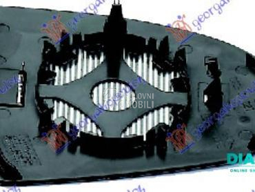 STAKLO RETROVIZORA SA GREJACEM za Mitsubishi Colt od 2008. do 2012. god.