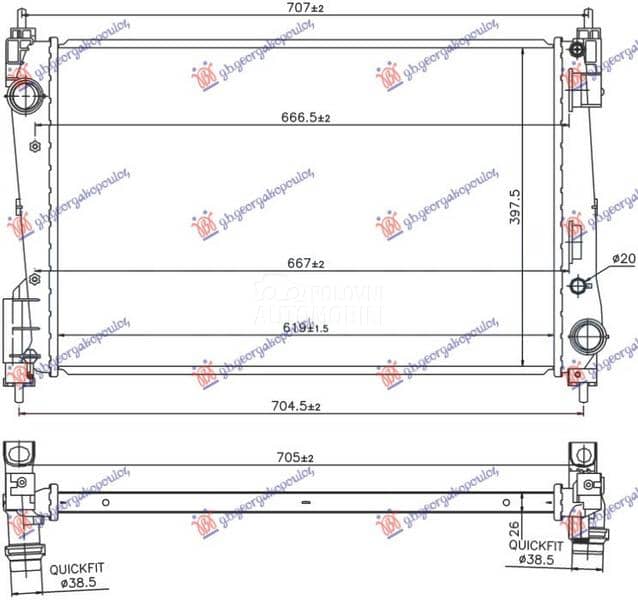 HLADNJAK MOTORA BENZIN/DIZEL