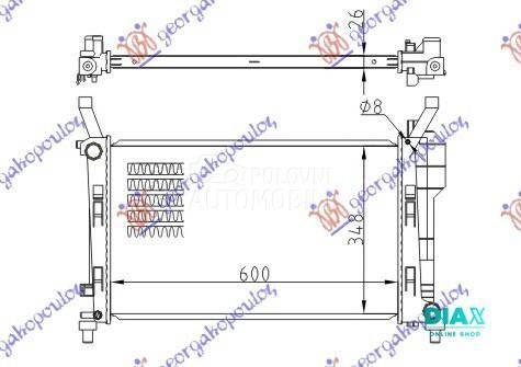 HLADNJAK MOTORA 1.5/1.7 BENZIN