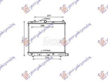 NEMA- HLADNJAK MOTORA 1.3... za Suzuki Splash od 2007. do 2012. god.