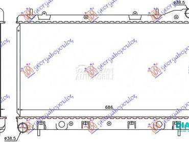 HLADNJAK MOTORA 2.0/2.5 BENZIN za Subaru Forester od 2002. do 2008. god.