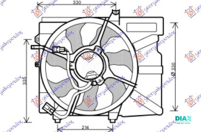 VENTILATOR KOMPLET (BENZIN) (D