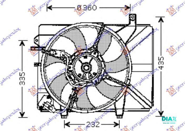 VENTILATOR HLADNJAKA (1.6) (33