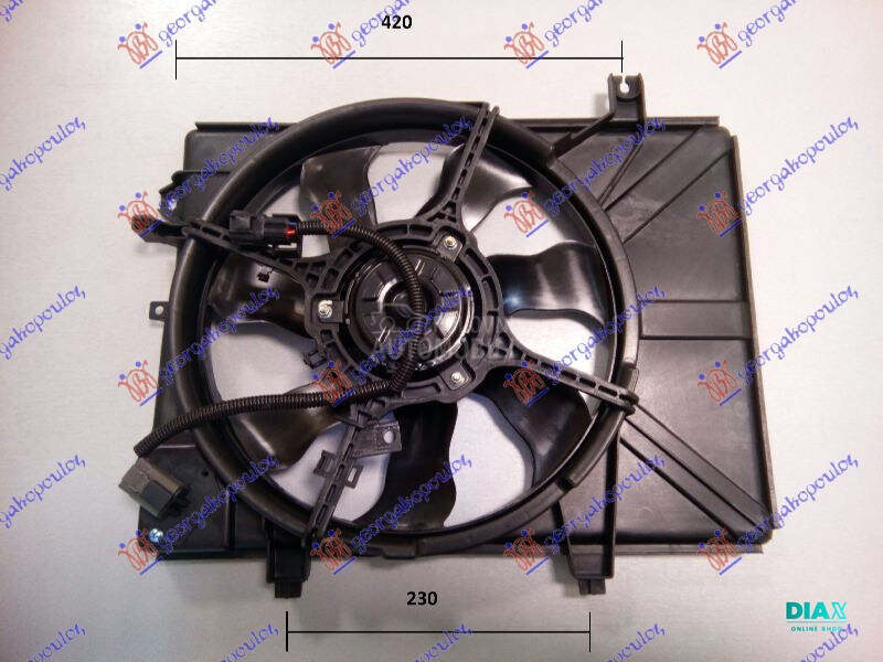 VENTILATOR KOMPLET (BENZIN-DIZ