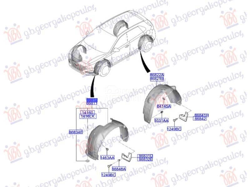 POTKRILO PLASTICNO Desno
