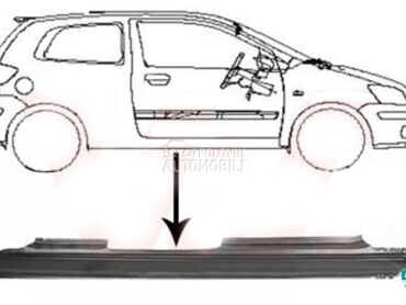 SAJTNA 5 VRATA za Hyundai Getz od 2006. do 2010. god.