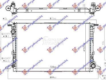 HLADNJAK MOTORA za Audi A4 od 2015. do 2018. god.