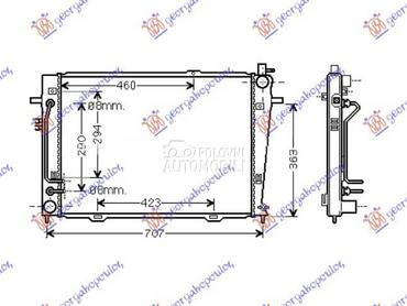 HLADNJAK MOTORA 2.0 CRDi... za Hyundai Tucson od 2004. do 2010. god.