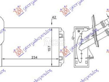 GREJAC KABINE za Seat Leon od 1999. do 2005. god.