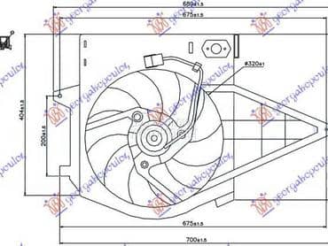 VENTILATOR KOMPLET - za Citroen Evasion od 1994. do 2002. god.