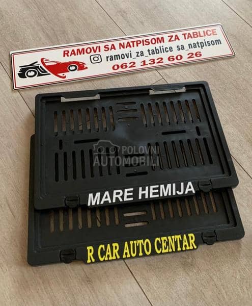 Ramovi za tablice sa natpisom