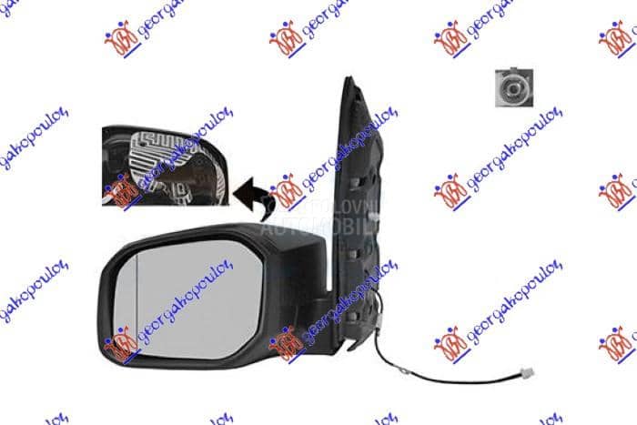 RETROVIZOR MEHANICKI Levo
