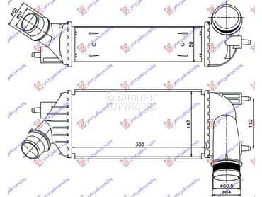 HLADNJAK INTERKULERA 2.0... za Fiat Scudo od 2007. do 2016. god.