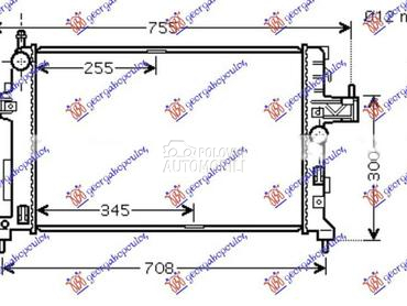 HLADNJAK MOTORA 1.3CDTi... za Opel Combo od 2000. do 2012. god.