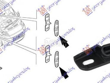 GRANICNIK KLIZNIH VRATA Jumper za Citroen Ostalo od 2006. do 2014. god.