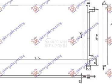 HLADNJAK KLIME za Renault Koleos za 2017. god.