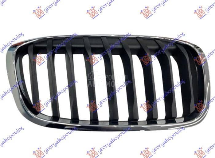 PVC MASKA HROM/CRNA Desno