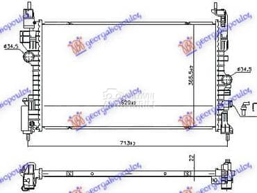 HLADNJAK MOTORA 1.4 BENZIN za Opel Corsa E od 2015. do 2019. god.