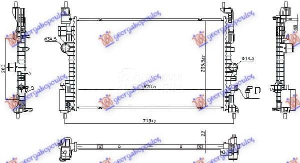 HLADNJAK MOTORA 1.4 BENZIN