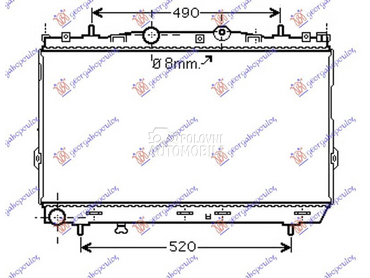 HLADNJAK MOTORA 2.0 CRDi... za Hyundai Lantra od 2000. do 2004. god.