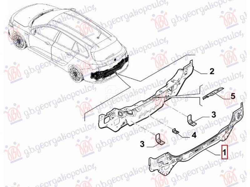 ZADNJI VEZNI LIM GORNJI...