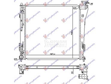 HLADNJAK MOTORA BENZIN (/-) za Hyundai i40 za 2011. god.