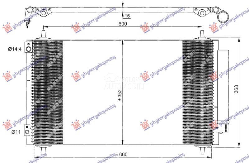 HLADNJAK KLIME 2.2 HDi DIZEL