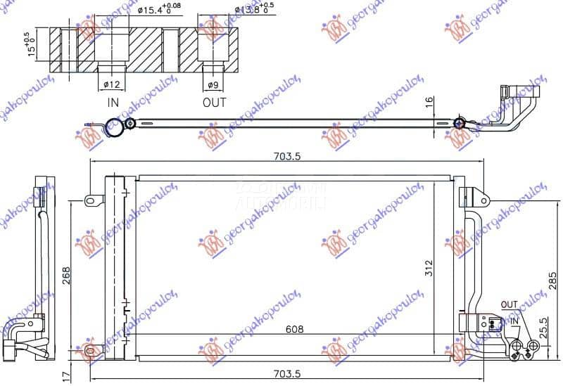 HLADNJAK KLIME 1.0 TSI/1.4...