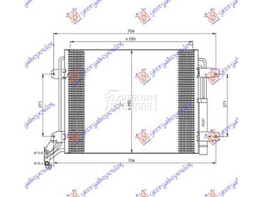 HLADNJAK KLIME 1.4 Tsi/2.0... za Volkswagen Tiguan od 2007. do 2011. god.