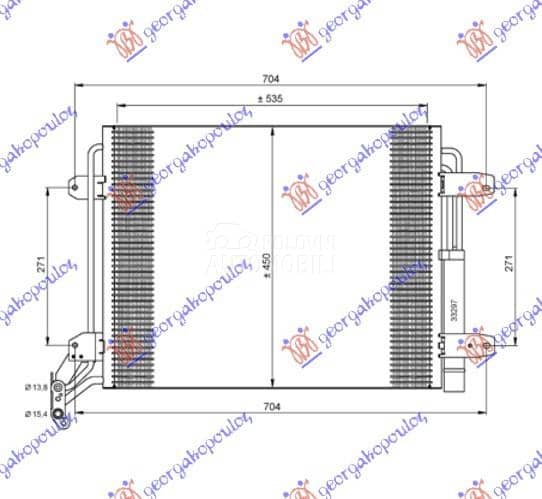 HLADNJAK KLIME 1.4 Tsi/2.0...