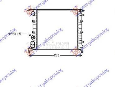 HLADNJAK MOTORA 1.2i 8V za Renault Clio od 1996. do 1998. god.