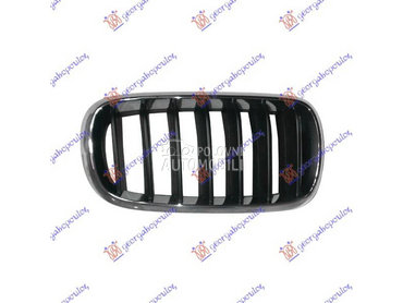 PVC MASKA HROM/CRNA Desno za BMW X5 od 2013. do 2018. god.
