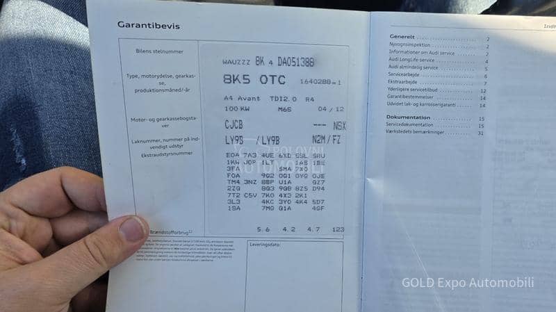 Audi A4 2.0TDi RESTY LED