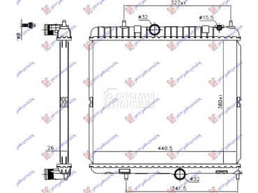 HLADNJAK MOTORA 2.0 Hdi... za Citroen DS5 od 2011. do 2015. god.