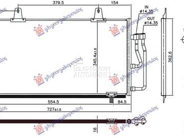 HLADNJAK KLIME ELEKTRICNI za Citroen C4 za 2020. god.