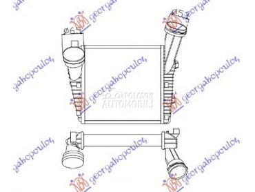 HLADNJAK INTERKULERA 3.0... za Porsche Cayenne od 2003. do 2010. god.