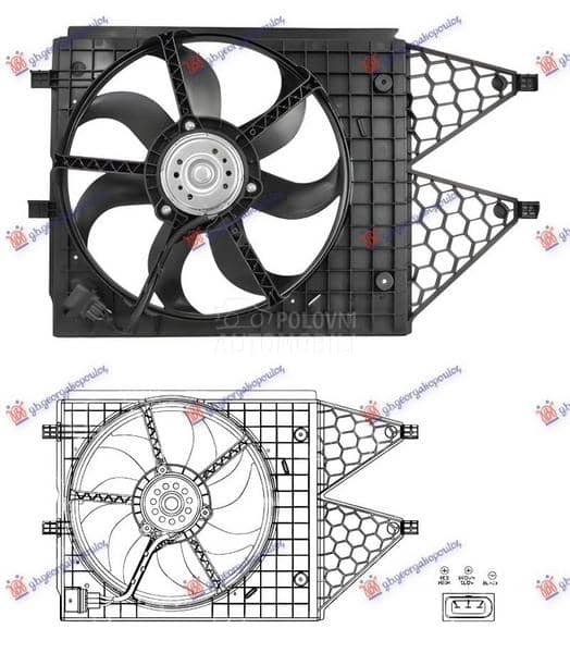 VENTILATOR KOMPLET