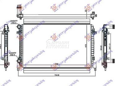 HLADNJAK MOTORA 1.6i 16V... za Seat Leon od 2017. do 2020. god.