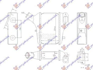 HLADNJAK INTERKULERA... za Honda CR-V od 2013. do 2015. god.