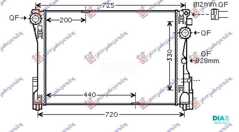 HLADNJAK MOTORA 2.1 DIZEL (AUT