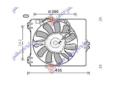 VENTILATOR (1.9 JTD-DDiS) za Fiat Sedici za 2007. god.