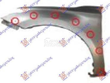 KRILO Levo za Mitsubishi L200 od 2015. do 2019. god.