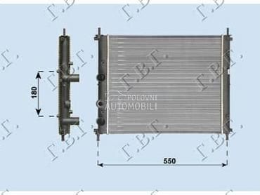 HLADNJAK MOTORA 1.6i (/-)... za Fiat Marea od 1996. do 2007. god.