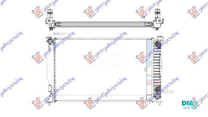 HLADNJAK MOTORA 2.4i V6 BENZIN