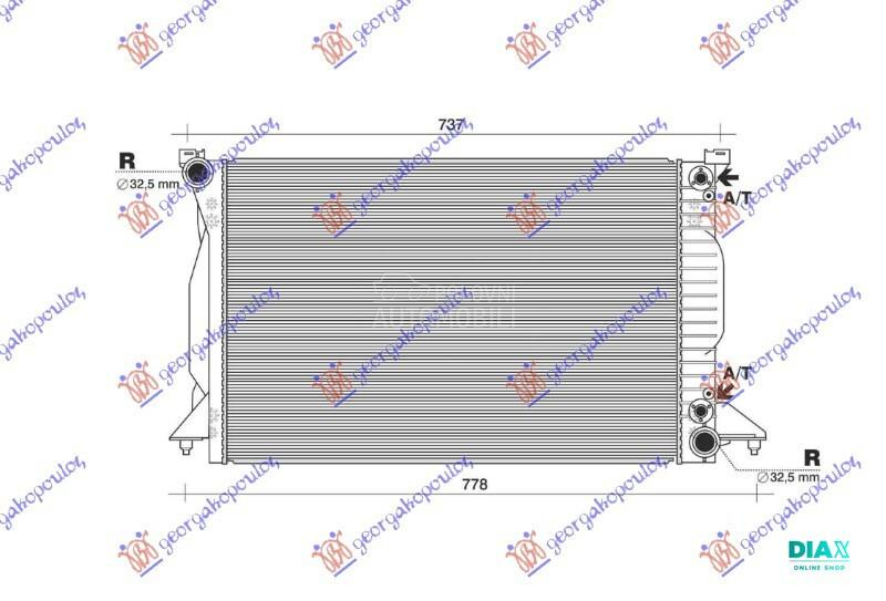 HLADNJAK MOTORA 2.5 TDI DIZEL