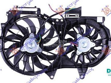 VENTILATOR (DUPLI) KOMPLET (1. za Audi A4 od 2004. do 2007. god.